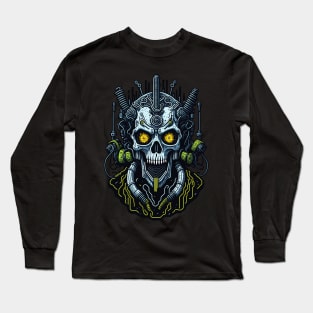 Cyborg Heads S03 D02 Long Sleeve T-Shirt